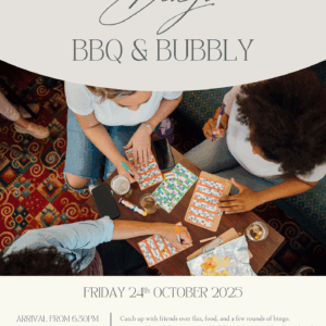 Bingo BBQ and Bubbly - 24th October 2025
