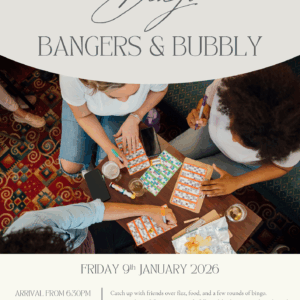 Bingo Bangers and Bubbly - 9th January 2026